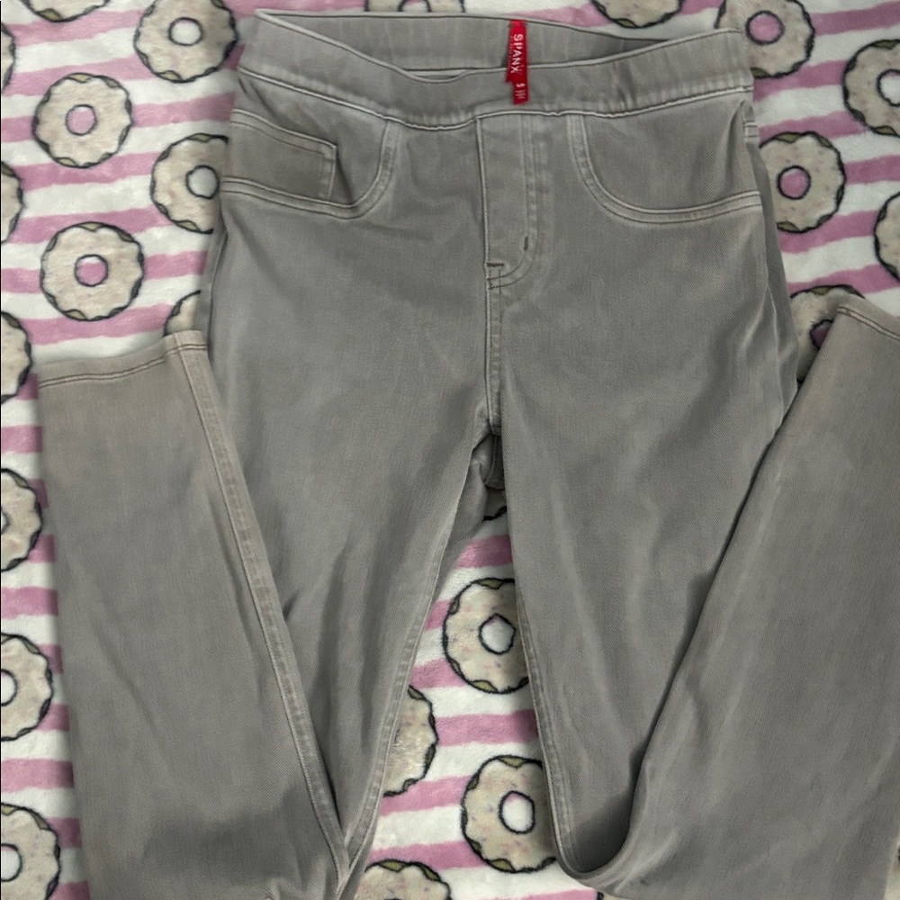 Spanx Jeanish Gray Ankle Jegging Leggings S